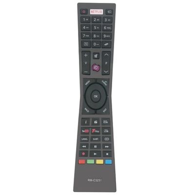 รีโมทคอนโทรลทีวีใหม่ RM-C3231 RMC3231 เหมาะสำหรับ Currys JVC Smart 4K LED TV พร้อม NETFLIX YouTube