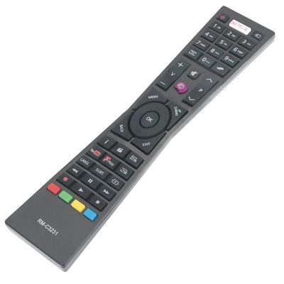 รีโมทคอนโทรลทีวีใหม่ RM-C3231 RMC3231 เหมาะสำหรับ Currys JVC Smart 4K LED TV พร้อม NETFLIX YouTube