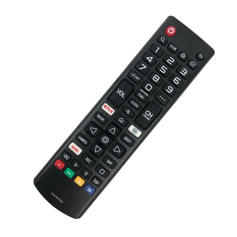 AKB75675304 รีโมทคอนโทรล AC TV สำหรับฟังก์ชั่นภาพยนตร์ Netflix ของ Lg Smart TV